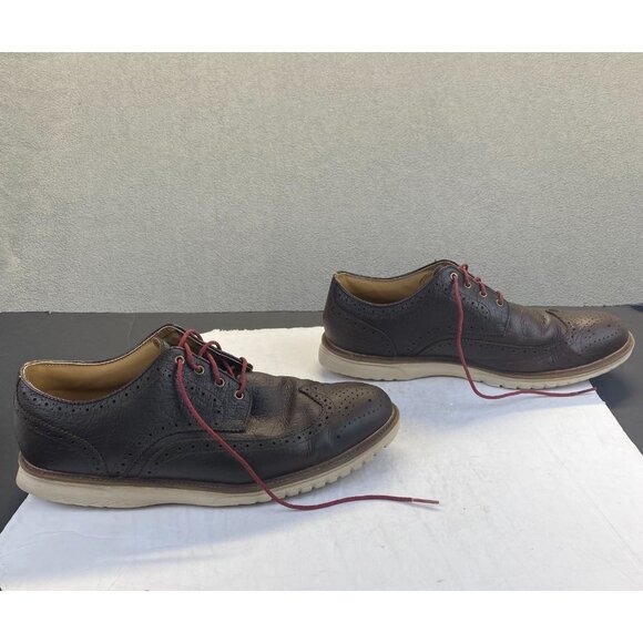 FootJoy Brown Club Casuals Wing Tip Leather Golf Mens Shoes Size 11M 79057 main image 5